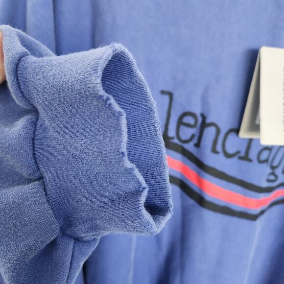 Authentic Balenciaga Hand-Drawn Political Campaign Oversized Sweatshirt 4/XL - Picture 8 of 13